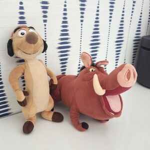 Disney Lion King Timon and Pumbaa plush Toys